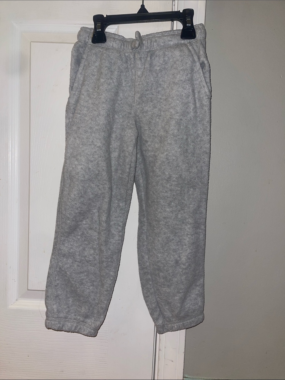 Carter's Light Gray Fleece Sweatpants - Kids